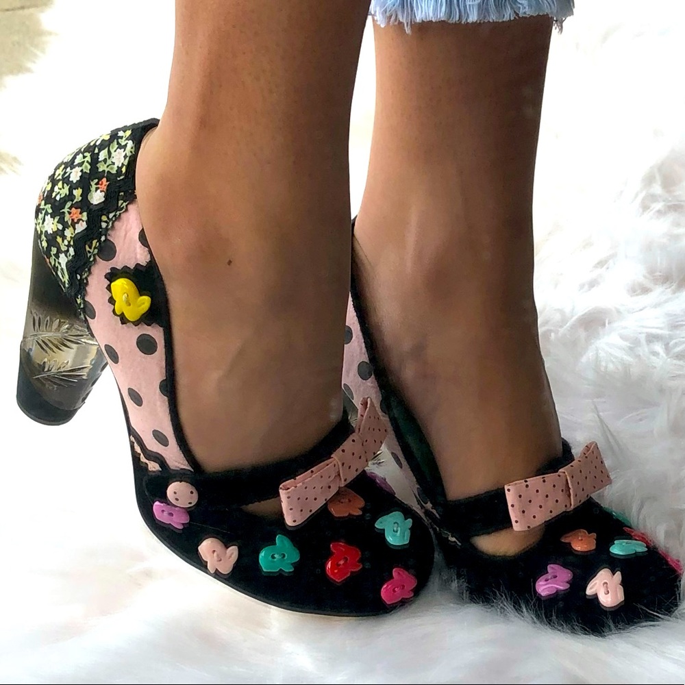 IRREG CHOICE I’m Bossy Polka Dot Bunny Mary Janes - Picture 7 of 11